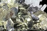 Sphalerite, Pyrite and Quartz Association - Peru #72599-1